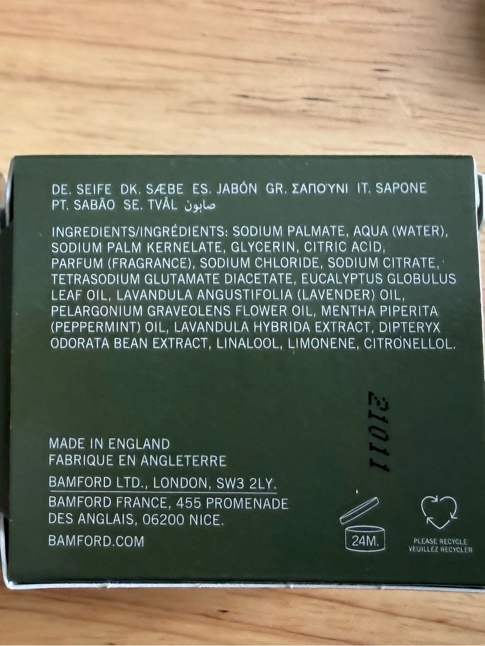 Bamford Pebble Soap - Savon Galet